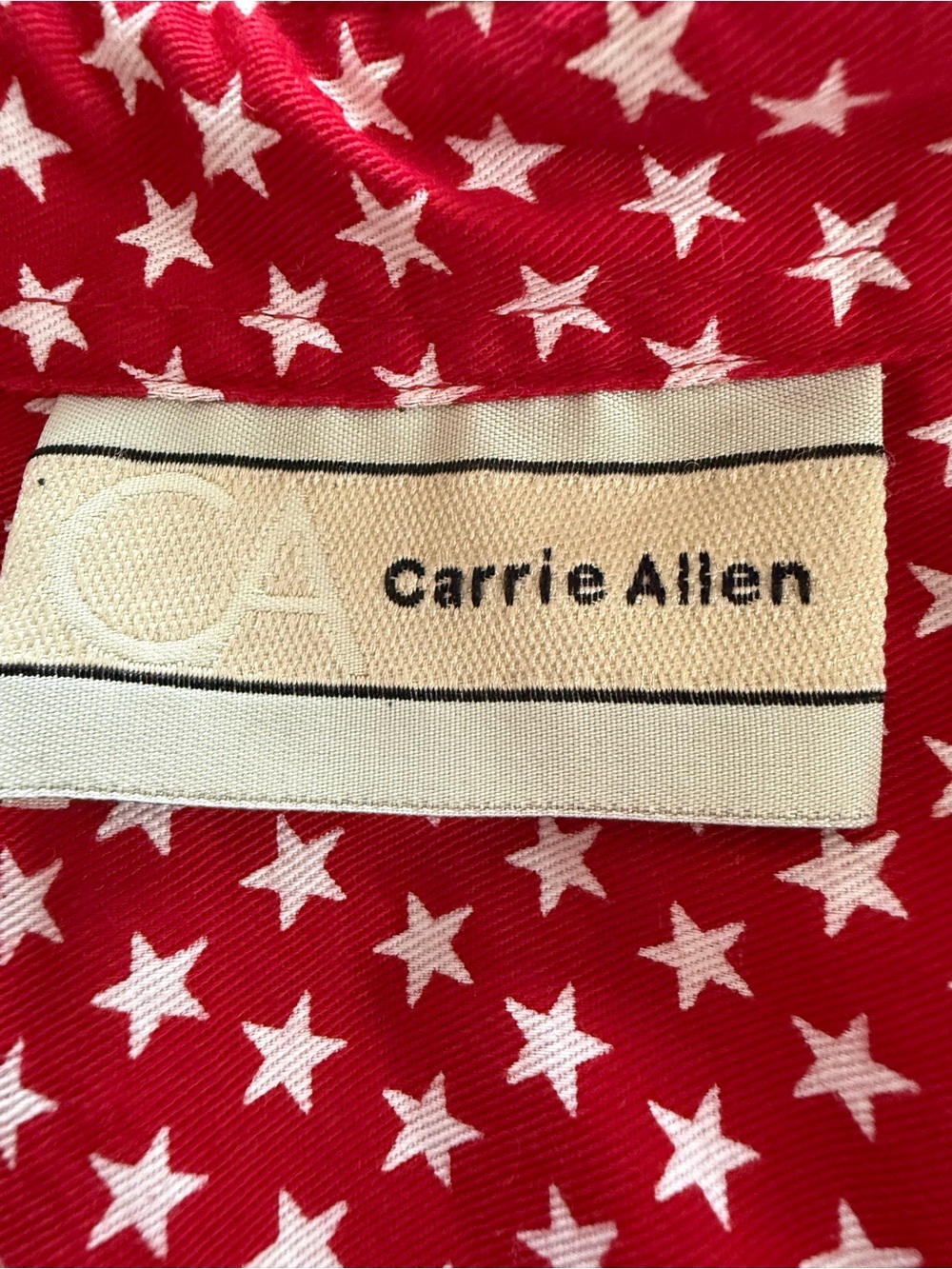 Vintage Carrie Allen 100% cotton tank - Picture 4 of 5